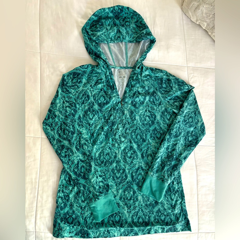 Women’s Columbia Titanium Quarter Zip Up Long Sleeve Pullover Size Small